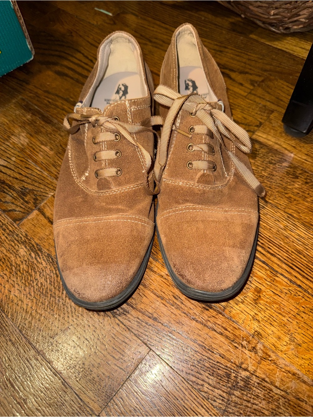 Woman’s Brown Suede Lace-Up Dress Shoes